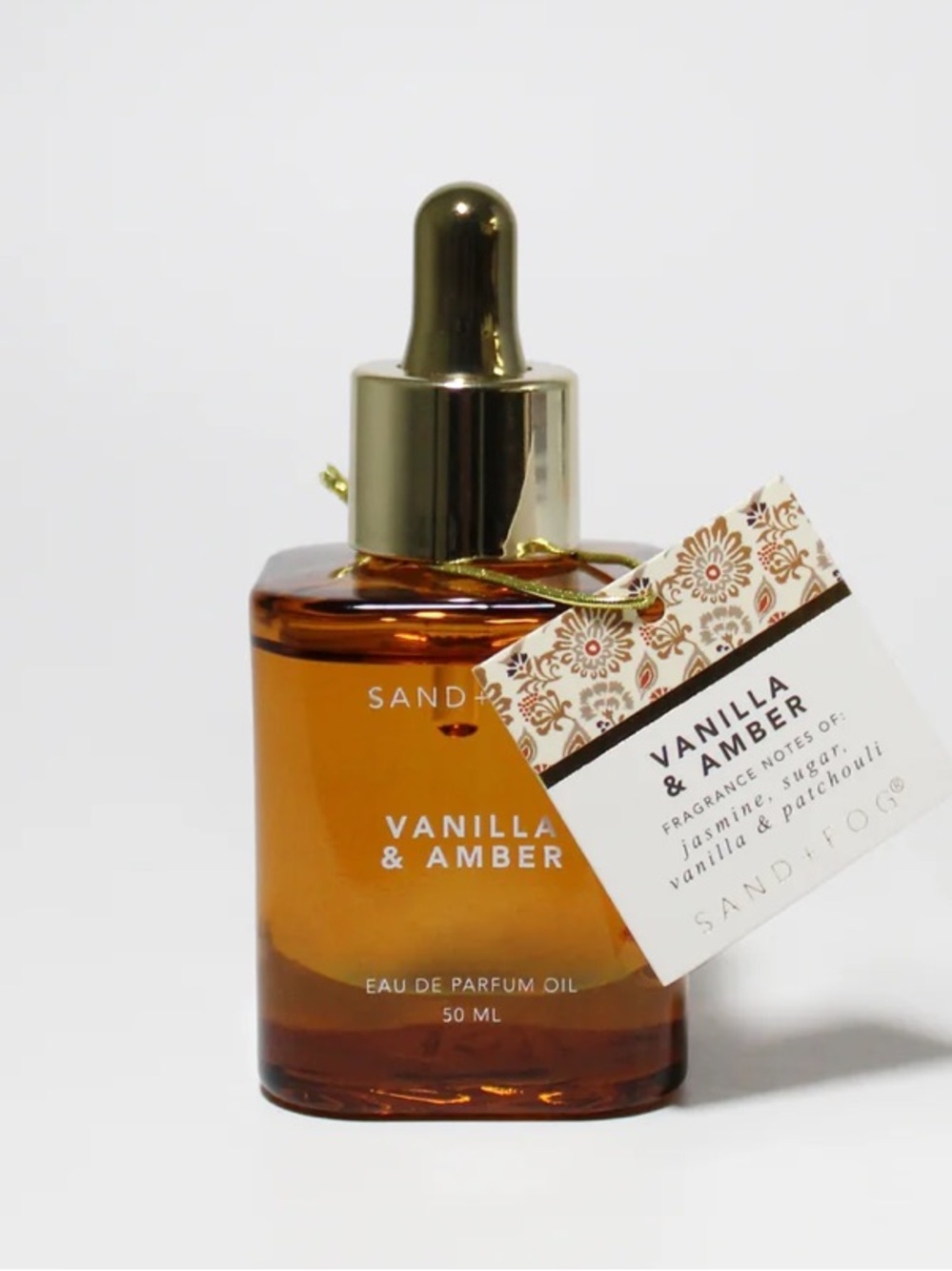 SAND + FOG Vanilla & Amber Eau de Parfum Oil - 1.7 FL OZ (50 ML)